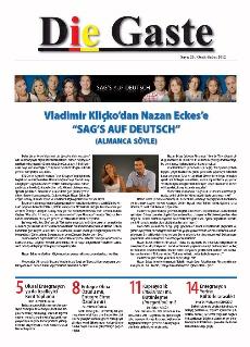 Die Gaste, 20. SAYI  / Ocak-Şubat 2012