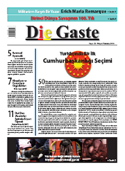 Die Gaste, SAYI: 32 / Mayıs-Temmuz 2014